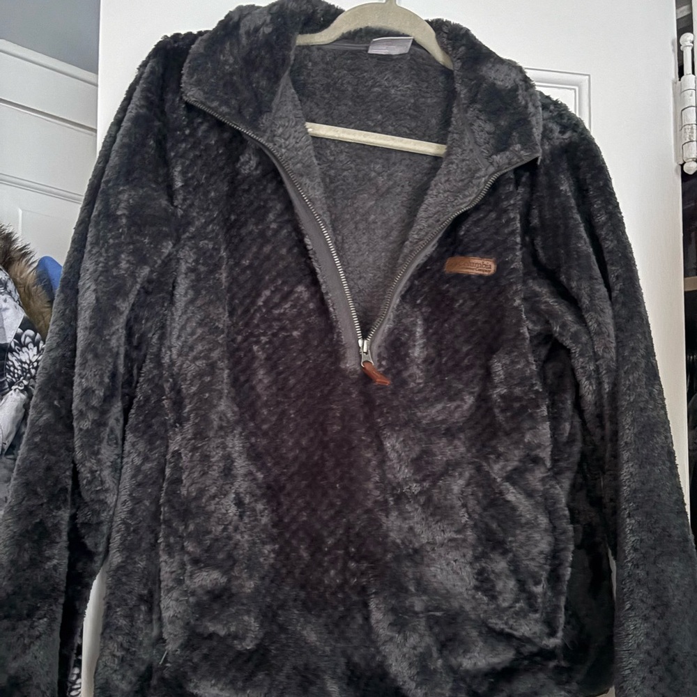 Columbia Gray Fleece Sweatshirt